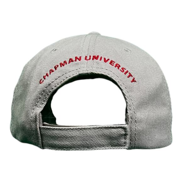 Chapman University Orange, California Gray Logo Strapback Cap Hat - Picture 3 of 7